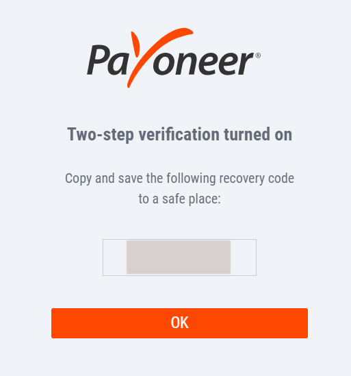 recovery-code-payoneer
